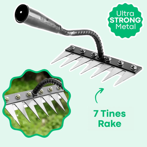 Ultra-Efficient Heavy-Duty Weeding Rake